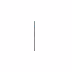 JVL Adjustable Telescopic Lightweight Clothes Line Prop, Grey/Teal, 132-240cm