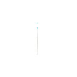 JVL Adjustable Telescopic Lightweight Clothes Line Prop, Grey/Teal, 132-240cm