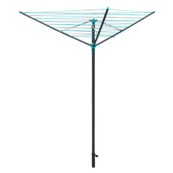 JVL 3 Arm Powder Coated Steel Rotary Airer, 30 Metres