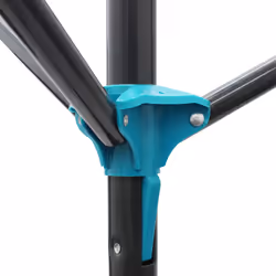 JVL 3 Arm Powder Coated Steel Rotary Airer, 30 Metres