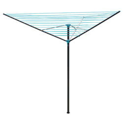 JVL 3 Arm Powder Coated Steel Rotary Airer, 45 Metres
