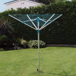 Aluminium Rotary Airer 40M 4 Arm-Silver