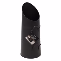 JVL Bowland Black Iron Fireplace Accessory Coal Scuttle Hod Bucket