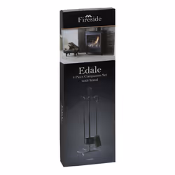 JVL Edale Contemporary Fireside Companion Set,3 Piece