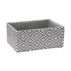 JVL Argyle Set of 2 Rectangular Storage Baskets