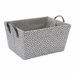 JVL Argyle Rectangular Paper Storage Basket