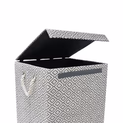 JVL Argyle Rectangular Foldable Paper Lidded Storage - Additional view 5