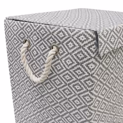 JVL Argyle Rectangular Foldable Paper Lidded Storage - Additional view 6
