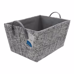 JVL Urban Rectangle Paper Storage Baskets with Handles