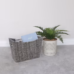 JVL Urban Rectangle Paper Magazine Holder