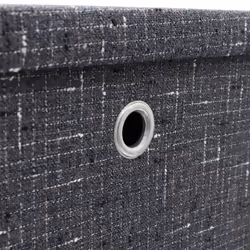 JVL Shadow Foldable Square Fabric Storage Box - Additional view 4