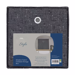 JVL Shadow Foldable Square Fabric Storage Box - Additional view 6