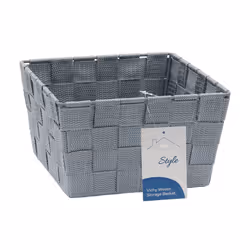JVL Vichy Square Nylon Storage Basket - Additional view 4
