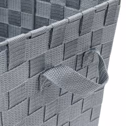 JVL Vichy Rectangular Nylon Storage Basket With Handles - Additional view 4