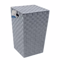 JVL Vichy Square Nylon Laundry Hamper - Additional view 4
