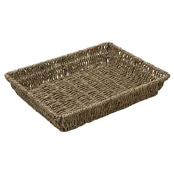 JVL Seagrass Rectangular Storage Tray