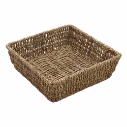 JVL Seagrass Square Storage Tray