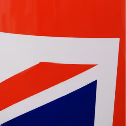 JVL Novelty Union Jack British Flag Waste Paper Bin, Plastic, 25x26.5 cm