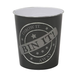 JVL Small Bin It Waste Paper Bin, 24.5cm x 26.5cm approx