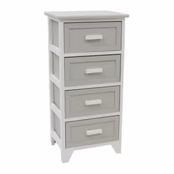 JVL Abingdon 3 Drawer Willow Storage Unit