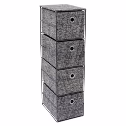 JVL Urban Paper 4 Drawer Storage Unit