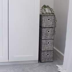 JVL Urban Paper 4 Drawer Storage Unit