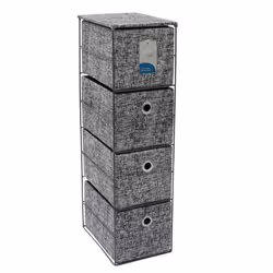 JVL Urban Paper 4 Drawer Storage Unit - Additional view 4