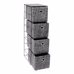 JVL Urban Paper 4 Drawer Storage Unit - Additional view 5