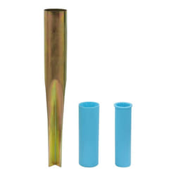 JVL Heavy Duty Multi Fit Ground Soil Spear Spike with Adaptor to fit 32, 38, 50 MM Diameter Poles
