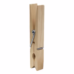 JVL Birch Wood Pegs, Pack of 102