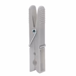 JVL Strong Hold Rust Resistant Plastic Pegs, Pack of 100