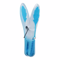JVL Prism Soft Touch Leaf Design Pegs, Pack of 20