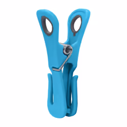JVL Prism Plastic Clip Pegs with Hooks, Pack of 24