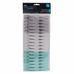 JVL Extra Strong Clothes Pegs, Pack of 36