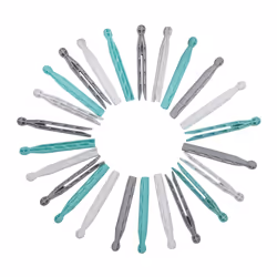 JVL Plastic Dolly Pegs, Pack of 24