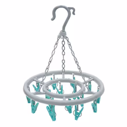 JVL Round Sock Dryer Complete with 16-Piece Clothes Pegs