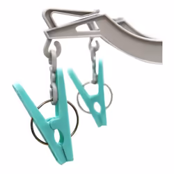 JVL 10 Arm Folding Sock Dryer Complete with 20-Piece Pegs
