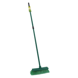 JVL Outdoor Hard Bristle Broom with Telescopic Handle