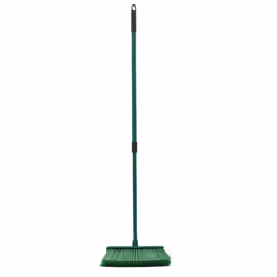 JVL Outdoor Hard Bristle Broom with Telescopic Handle