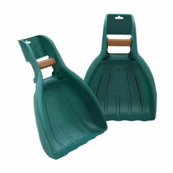 JVL Outdoor Garden Leaf Grabber Scoop, Set of 2