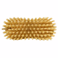 JVL Bamboo Hand Scrubbing Brush with Hemp Loop, Natural,