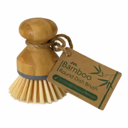 Bamboo Round Dish Brush