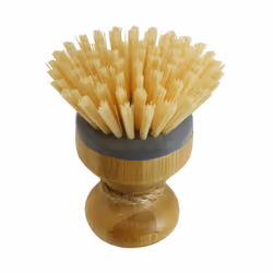 Bamboo Round Dish Brush
