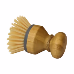 Bamboo Round Dish Brush