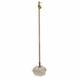 JVL 20-308 Retro Natural Bamboo Pure Cotton String Floor Mop