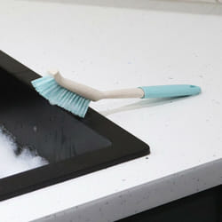 JVL Pro Anti-Bacteria 2 in 1 Grout Tile Cleaning Brush, Blue, One Size
