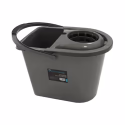 JVL 15 Litre Recycled Plastic Mop Bucket, Grey