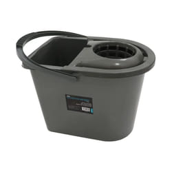 JVL 15 Litre Recycled Plastic Mop Bucket, Grey