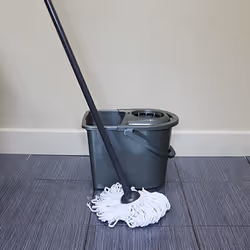 JVL 15 Litre Recycled Plastic Mop Bucket, Grey