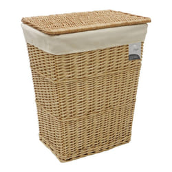 Acacia Rect Willow Laundry Basket- Honey